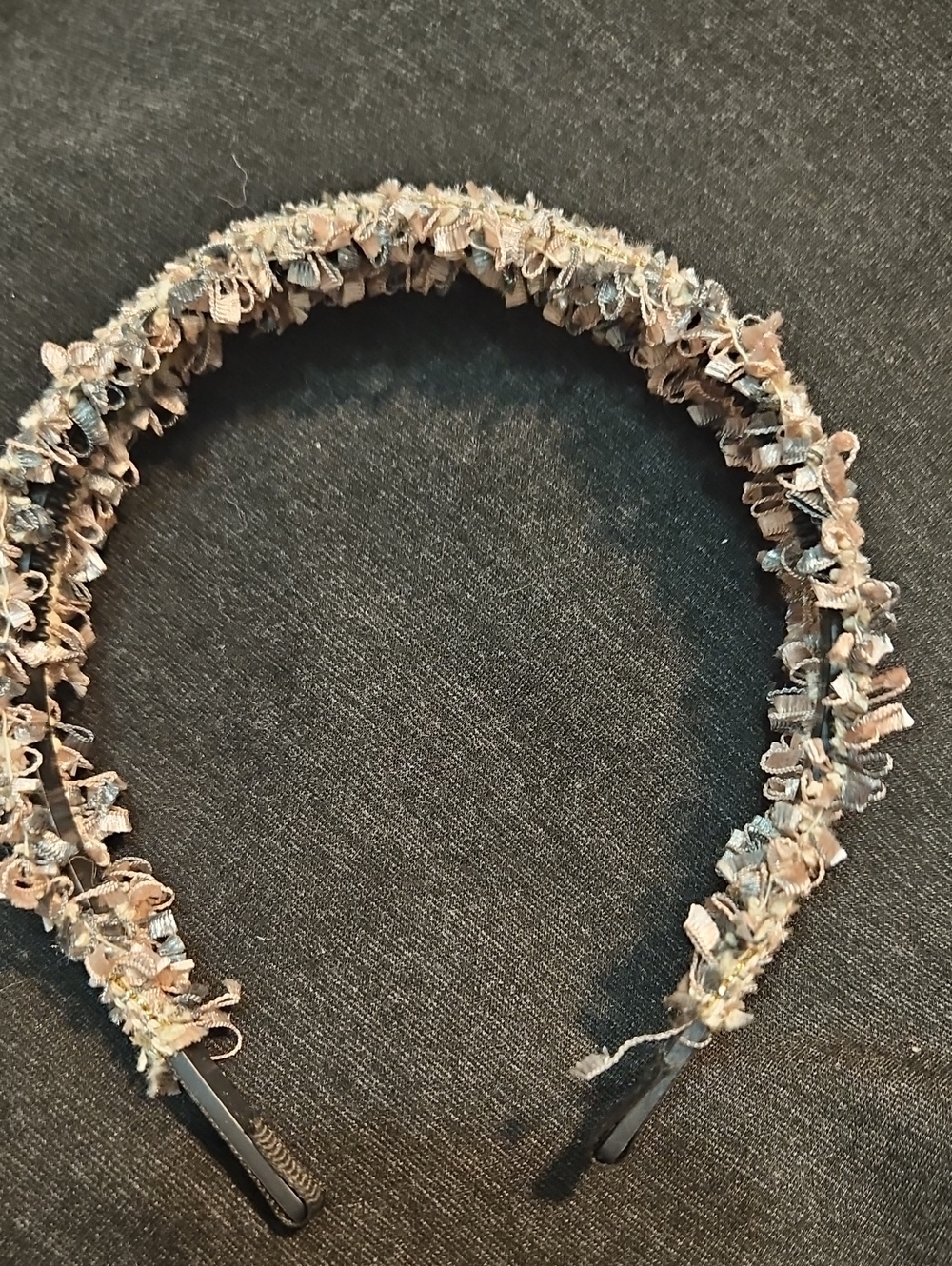5/25 Textured Neutral Fabric Headband - Women Accessories